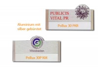 Pollux 30 PK Namensschild mit Sonderkontur