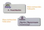 Namensschild Flocke mit Kreis